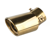 Universal Car Exhaust Muffler Tip Round Stainless Steel Car Tail Rear Chrome Round Exhaust Pipe Tail Muffler Tip Pipe