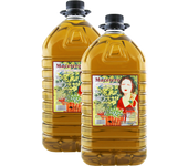 Aceite de Oliva Virgen Extra MACETERO AOVE  Garrafa Pet Transparente  Asa Negra  5 Litros
