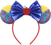 Newest Disney Mickey Mouse Ears Headband Kid Adult Festival Party Sequins 5" Bow Headband Women Baby Girl Party Hair Accessories