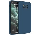 Luxury Square Liquid Silicone Case for Xiaomi POCO X3 Pro NFC X3Pro X3NFC Soft Cover Cases