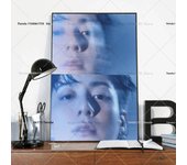 1PC Pop Jungkook 3D Singer Poster Self-adhesive Art Waterproof Paper Sticker Coffee House Bar Room Wall Decor
