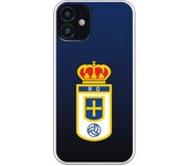 Funda original compatible con iPhone 12 Mini - Real Oviedo Escudo Fondo degradado