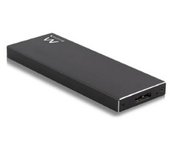 Ewent EW7023 caja para disco duro externo Caja externa para unidad de estado sólido (SSD) Negro