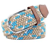 Belt Canvas 23 Patterns Size W26-w36 Stretch Adjustable Length