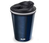 Ibili Vaso Térmico Doble Pared Hermético Inoxidable Azul Oscuro 0,28L