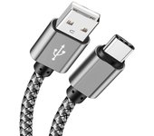 Nylon USB Type C Cable Fast Charging Data Cord For Samsung/Xiaomi/vivo/oppo/Redmi And More USB C Smartphones Charger Cable 2m 3m