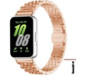 Stainless Steel Strap For Samsung Galaxy Fit 3 Metal Bracelet Luxury Bussiness Band For Samsung Galaxy Fit3 SM-R390 Accessories