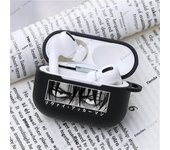 Attack on Titan Earphone Case for Airpods 3 2 1 Soft Black Wirless Bluetooth Headphone Cover Shingeki No Kyojin Anime Cases