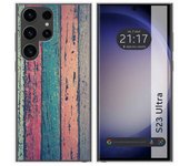 Funda Silicona para Samsung Galaxy S23 Ultra 5G diseño Madera 10 Dibujos