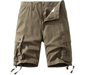 Men's Cotton Shorts Cargo Knee Pants Tactical Casual Sports Shorts Man Hiking Fishing Y2K Clothes