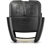 KEYYOU 2PCS Remote Car Key Shell Case For Opel Frontera b 2000 Vectra Astra Zafira 2/3 Buttons NO Blade Replacement