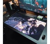 XXL Mouse Pad Anime Overlord Albedo Keyboard Office Table Pads Large Cartoon Kawaii Gilr Mousepad Gaming Playmat Laptop Mice Mat