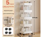 Storage Rack Mobile Snacks Shelf With Wheels Gap Rolling Toys Cart Living Room Muti-Tier Bookshelf Kitchen Organizers Trolley