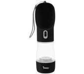 Botella de agua portátil para perros con dispensador y comedero 2 en 1, ideal para viajes, paseos y senderismo, recipiente antigoteo, ligero y fácil de usar, accesorios para mascotas, perros y gatos