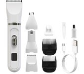 Cortadora de pelo Eléctrica para Perros, Cortadora de pelo Silenciosa, Cortadora de pelo recargable por USB para mascotas