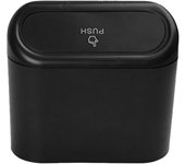 Cubo de basura para coche, mini cubo de basura para vehículo, organizador de basura a prueba de fugas, caja de almacenamiento colgante para accesorios del asiento trasero delantero del automóvil, 2 piezas