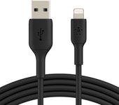 Belkin - CAA001BT1MMG cable de conector Lightning 1 m Negro CAA001BT1MMG