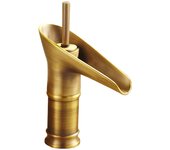 Grifo de Baño Antiguo de Bronce con Caño de Cascada