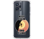 Funda Silicona Antigolpes para Realme 9 Pro Plus 5G diseño Hombre Escalada Dibujos
