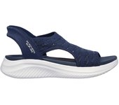Skechers Ultra Flex 3.0 - Sun Warmth Sandalias deportivas para mujer azul marino en textil y sintético 83651