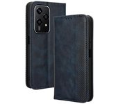 Para El Honor 200 Lite Cartera De Cuero Cubierta De La Cartera Caja Del Phone Al Por Mayor-Azul
