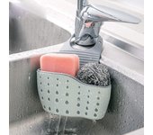 Estante para fregadero de cocina, soporte para escurridor de esponja y jabón, cesta colgante de dos pisos, ventosa de almacenamiento, organizador de cocina, accesorios para fregadero, lavado, 1 Uds.