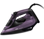 Plancha de vapor Braun SI9661VI 3100W suela EloxalPlus 250 g/min morado