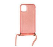 FAMZ Funda Colgante Iphone 11 Brillo Rosa