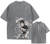 Jujutsu Kaisen Men's Anime T-shirt Hip Hop Street Clothing Summer Short Sleeve Loose Cotton 2024 New Fabric Gold Classic
