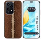Tumundosmartphone Funda Silicona para Huawei Honor 200 Lite 5G diseño Cuero 01 Dibujos