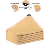 Outdoor garden sunshade net terrace sunshade net camping sunshade net anti-ultraviolet HDPE sunshade cloth awning beige
