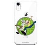 Funda original compatible con iPhone XR con un diseño de Rick y Morty Acid