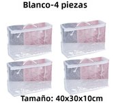Clear Zippered Storage Bags with Zipper Handles  Extra Large Capacity Closet Underbed Organizer for Clothes Bedding Comforter