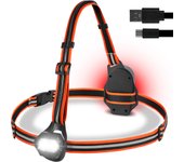 WEST BIKING Outdoor Sport Light IPX4 Waterproof USB Rechargeable Flashlight LED Night Chest Lamp Running Cycling Accessories