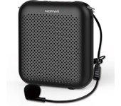 Amplificador de Voz Recargable Portátil, 2000mAh, con Micrófono con Cable y Cintura, Micrófono Personal y Altavoz