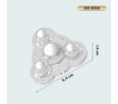 4Pcs Furniture Casters Wheels Self Adhesive Heavy Duty Pulley Stainless Steel Strong Load-bearing Universal Wheel 360° Rotation