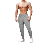 Gym Mens Casual Fashion Pant Drawstring Pockets Training Trousers Bodybuilding Fitness Long Pants Breathable Elastic Sport Pants