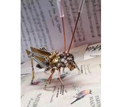 3D Insect Brass Puzzle Steampunk Cricket Model DIY Craft Kit Great Gifts for Teens and gifts for kids Personalized Ornament Gift