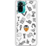 Funda original compatible con Xiaomi Redmi Note 10 - Valencia Stickers Gris Escudo Color