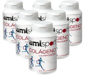 Amlsport Pack 6 Colágeno con Magnesio 270 Comp - Saludable