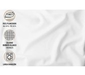 Burrito Blanco Juego de Sábanas 042 - Diseño Trenzado - Fibras Naturales - Tonos Cálidos
