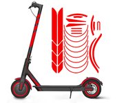 1 Set Reflective Sticker Wheel Decals Reflective Tire Applique Tape for XIAOMI M365 Pro 1S Night Safety Warning Cover