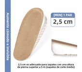 Invisible Height Increasing Shoe Insoles Quality Gel Insole for Feet Silicone Shoe Pads Shock Absorbing Shoe Sole 1Pair