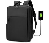 Mochila para orden portátil de 15,6 pulgadas para hombre, Morral Escolar de Nailon with USB Carga, resistant to Agua