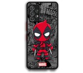 Matte Case for Samsung Galaxy A55 A54 A53 A52 A52s A51 A14 A13 A12 A35 A34 A32 A21s A23 A33 A50 Marvel Avengers Groot Deadpool