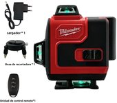 Milwaukee Laser Level Green 16 Lines 4D Self Leveling 360 Horizontal And Vertical Super Powerful Laser level Beam