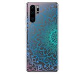 Tumundosmartphone Funda Gel Transparente para Huawei P30 Pro diseño Mandala Dibujos