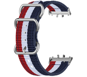Nylon Loop Strap for Samsung Galaxy Fit 3 Adjustable Elastic Bracelet Watchband for Samsung Galaxy Fit3 Canvas Band Accessories