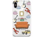 Carcasa para iPhone X o XS con un diseño de Friends Sofa