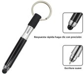 Mini 2 In 1 Touch Screen Stylus Ballpoint Pen Stylus Capacitive Pen Painting Pencil With Keychain For Iphone Huawei Android Phon